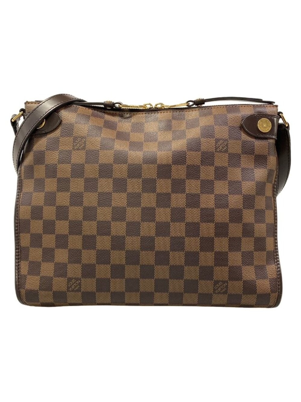 Louis Vuitton Shoulder Bag Damier Duomo Ebene